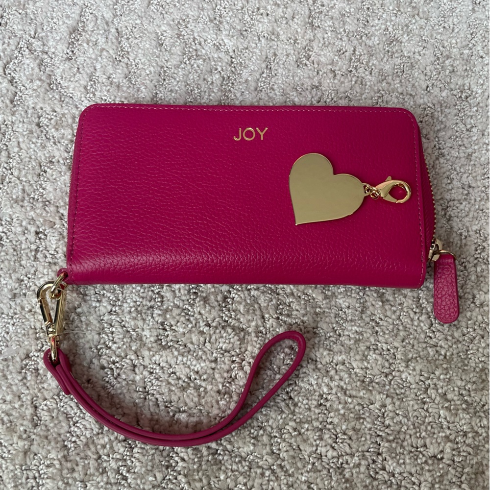 NWOT Things Remembered Pink & Gold Wallet